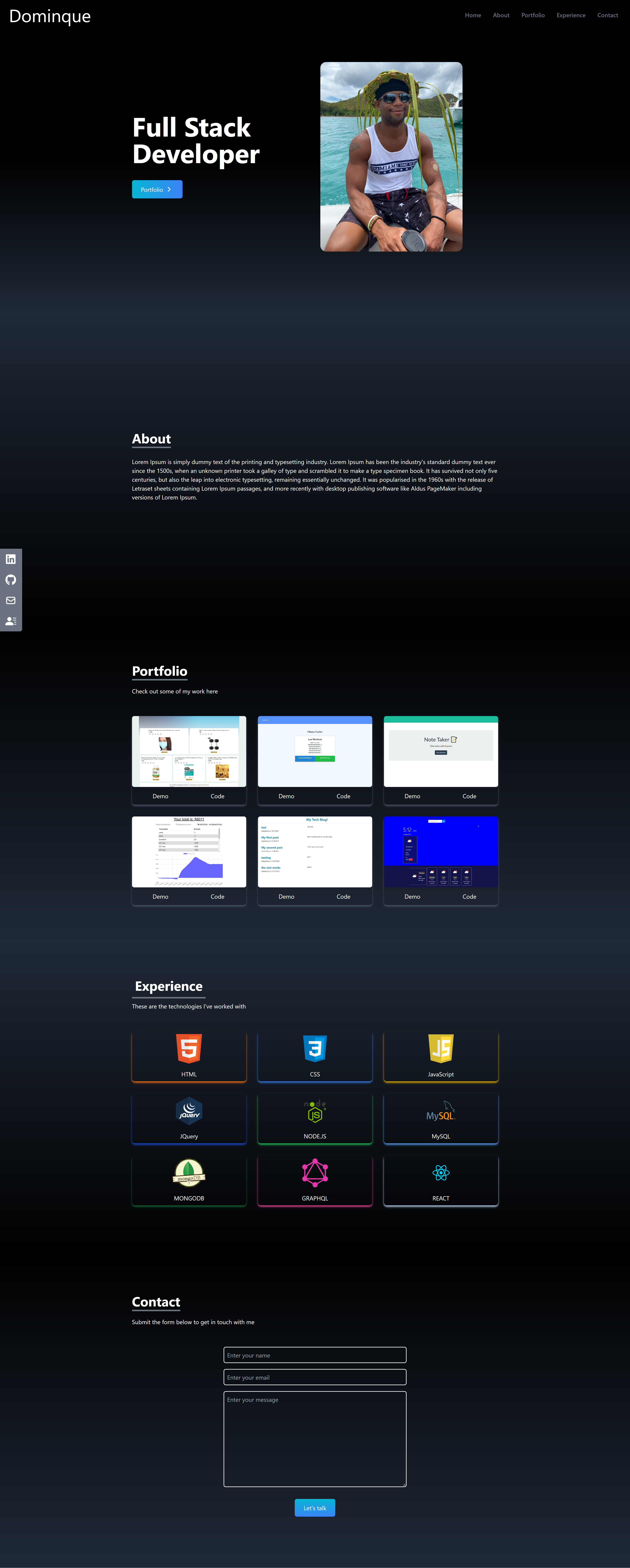 GitHub - Djenkins88/2022ReactPortfolio