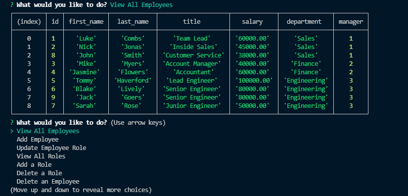 GitHub - Jackgoers96/DatabaseDemo: A top down employee database ...