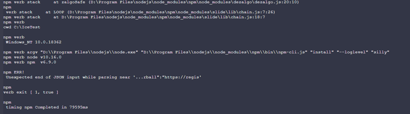 Pro-scaffold's dependencies failed to install · Issue #2607 · alibaba ...