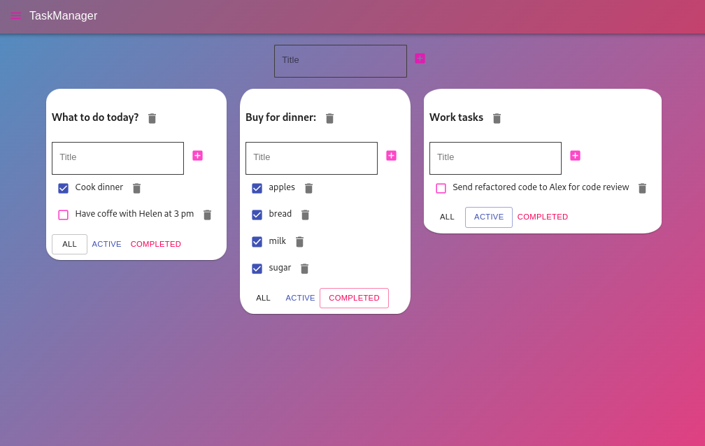 GitHub - AnnaMintel/TaskManager_App