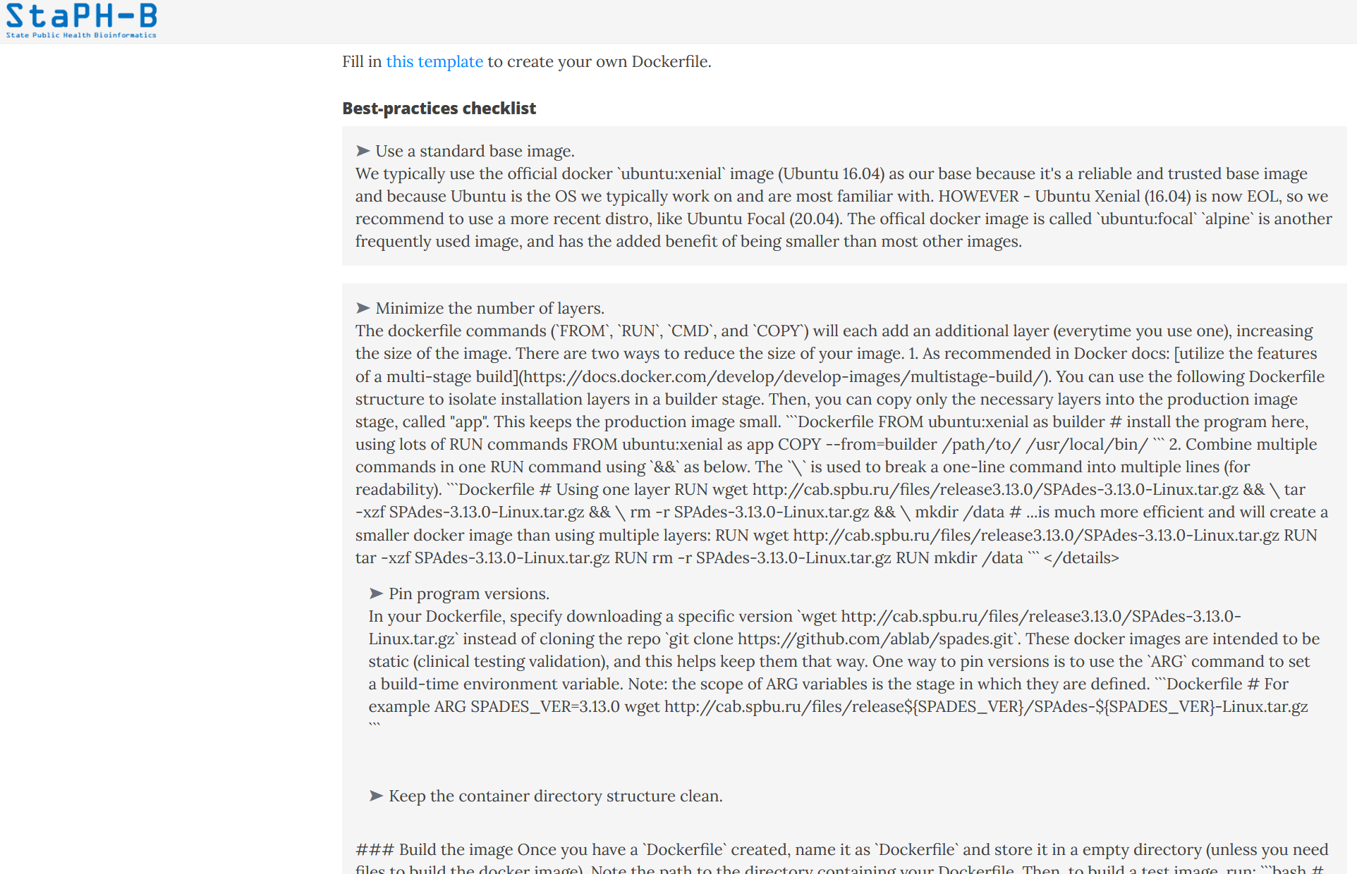 [Bug]: docs formatting - contributing guidelines · Issue #284 · StaPH-B ...