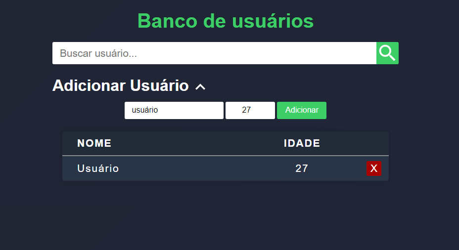 GitHub - GustavoRodrigue-s/Cadastrar-e-excluir-users: Projeto com um ...