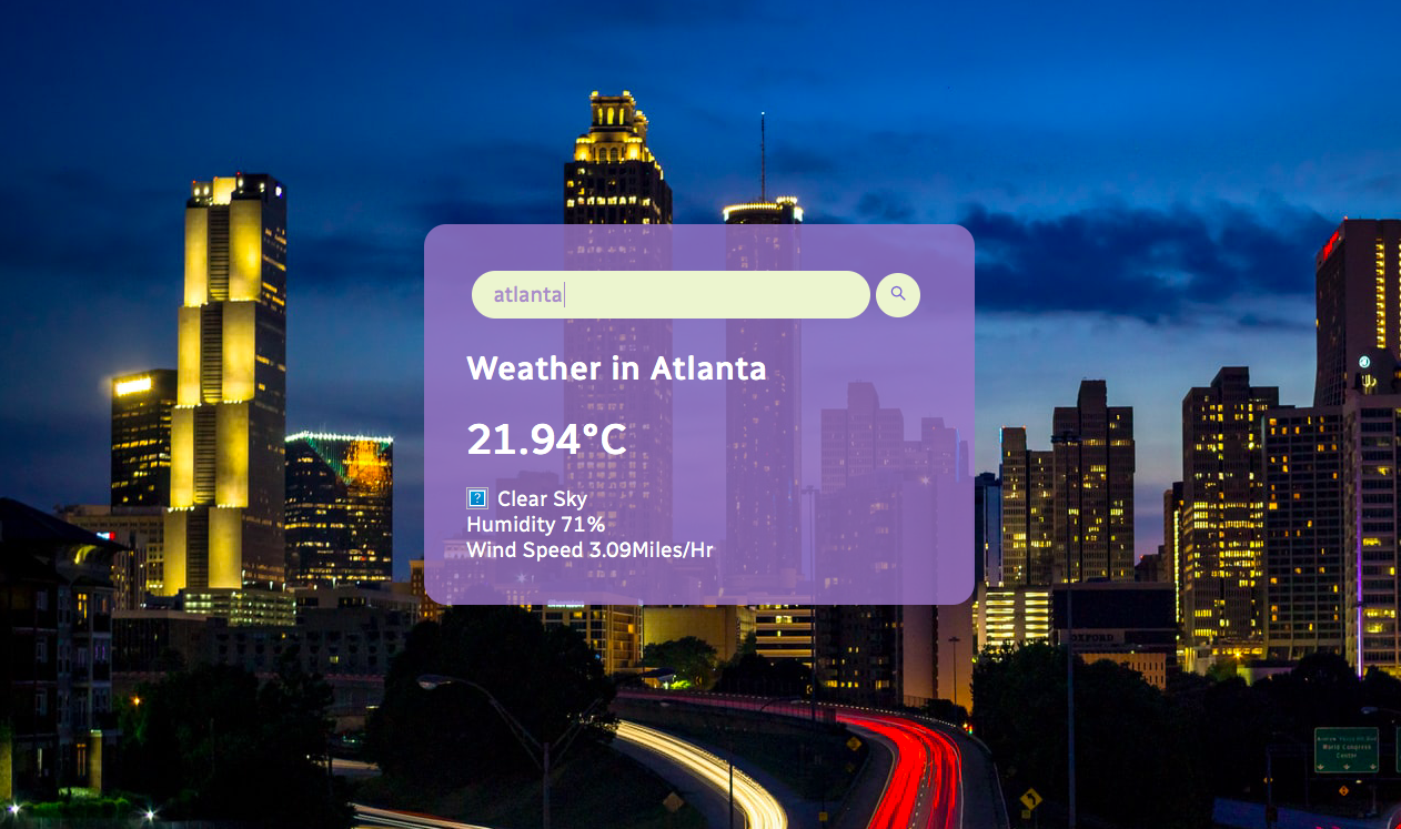 GitHub - dpearyer/Weather-App: Weather app using HTML, CSS, Javascript ...