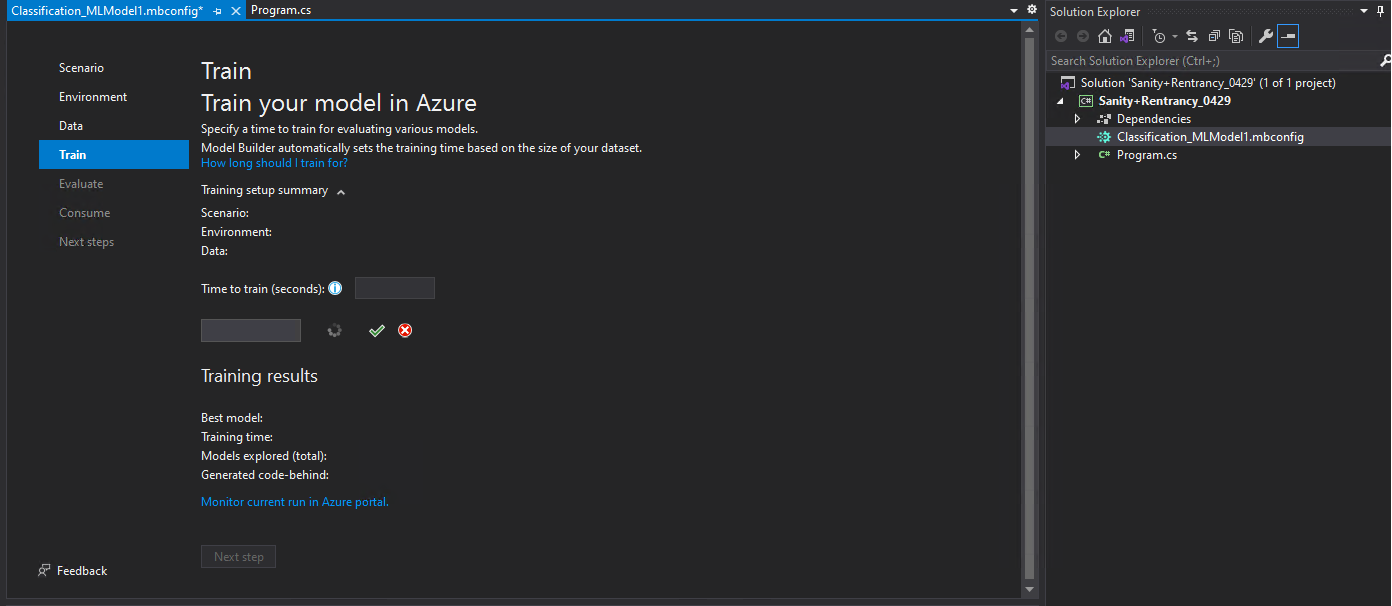 Train page displays abnormally. · Issue #1427 · dotnet/machinelearning ...