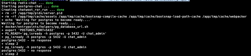 postgres:5432 - no response · Issue #2559 · chatwoot/chatwoot · GitHub