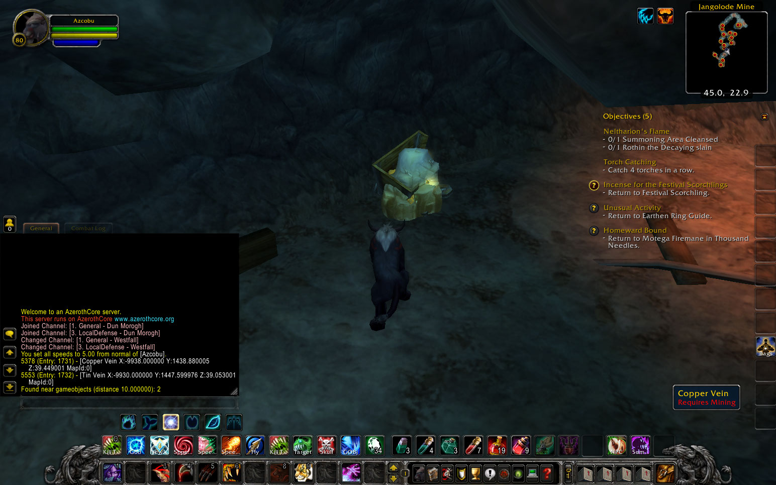 Westfall, Jangolode Mine Copper Node Clipping Through Minecart · Issue 6679 · azerothcore