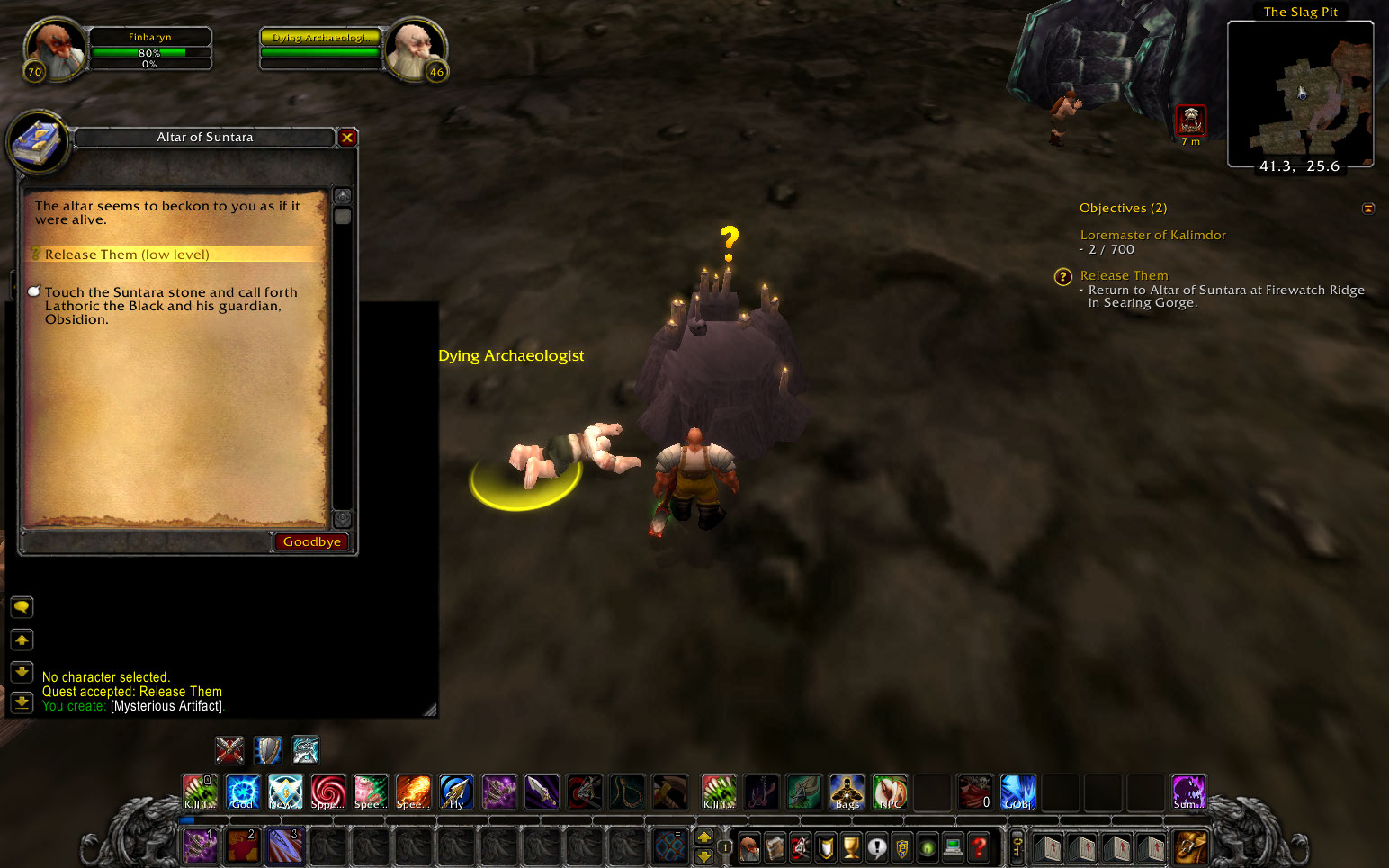 Quest "Rise, Obsidion!" Various Issues · Issue 8426 · azerothcore