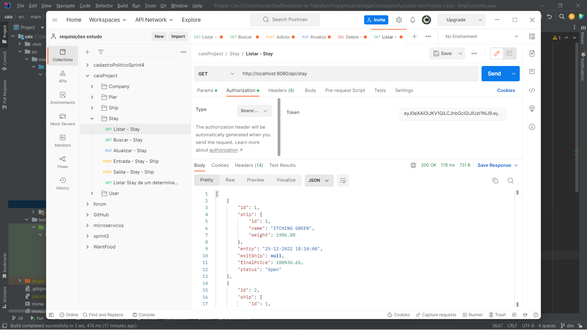 GitHub - vinicius-agu1ar/Projeto-Cais: Projeto de API para ...