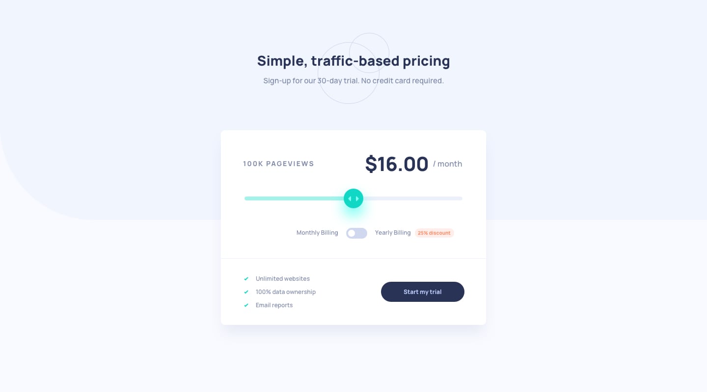 GitHub - woochee93/react-mentor-interactive-pricing-slider: component ...
