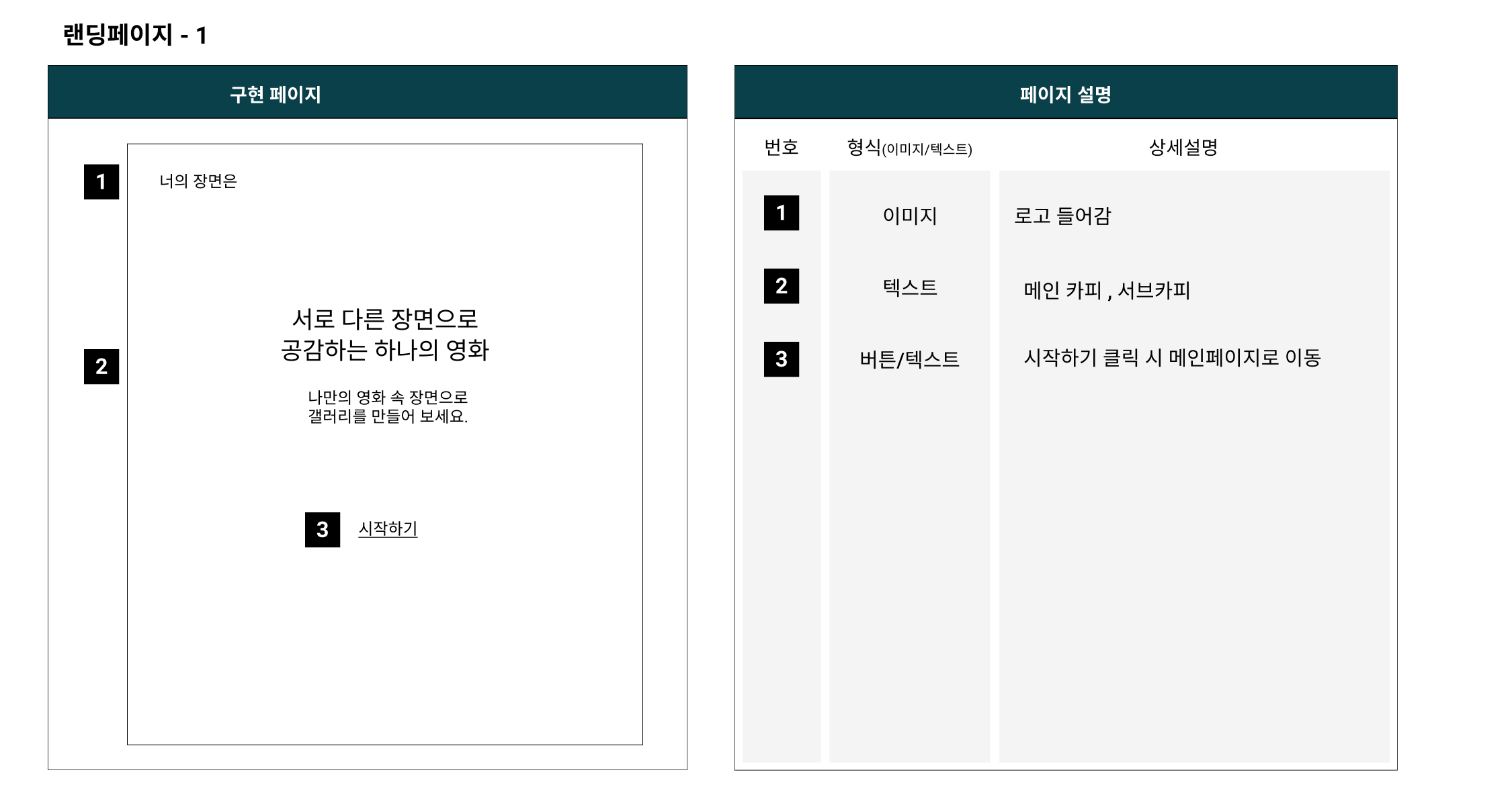 랜딩페이지 - 1 첫화면
