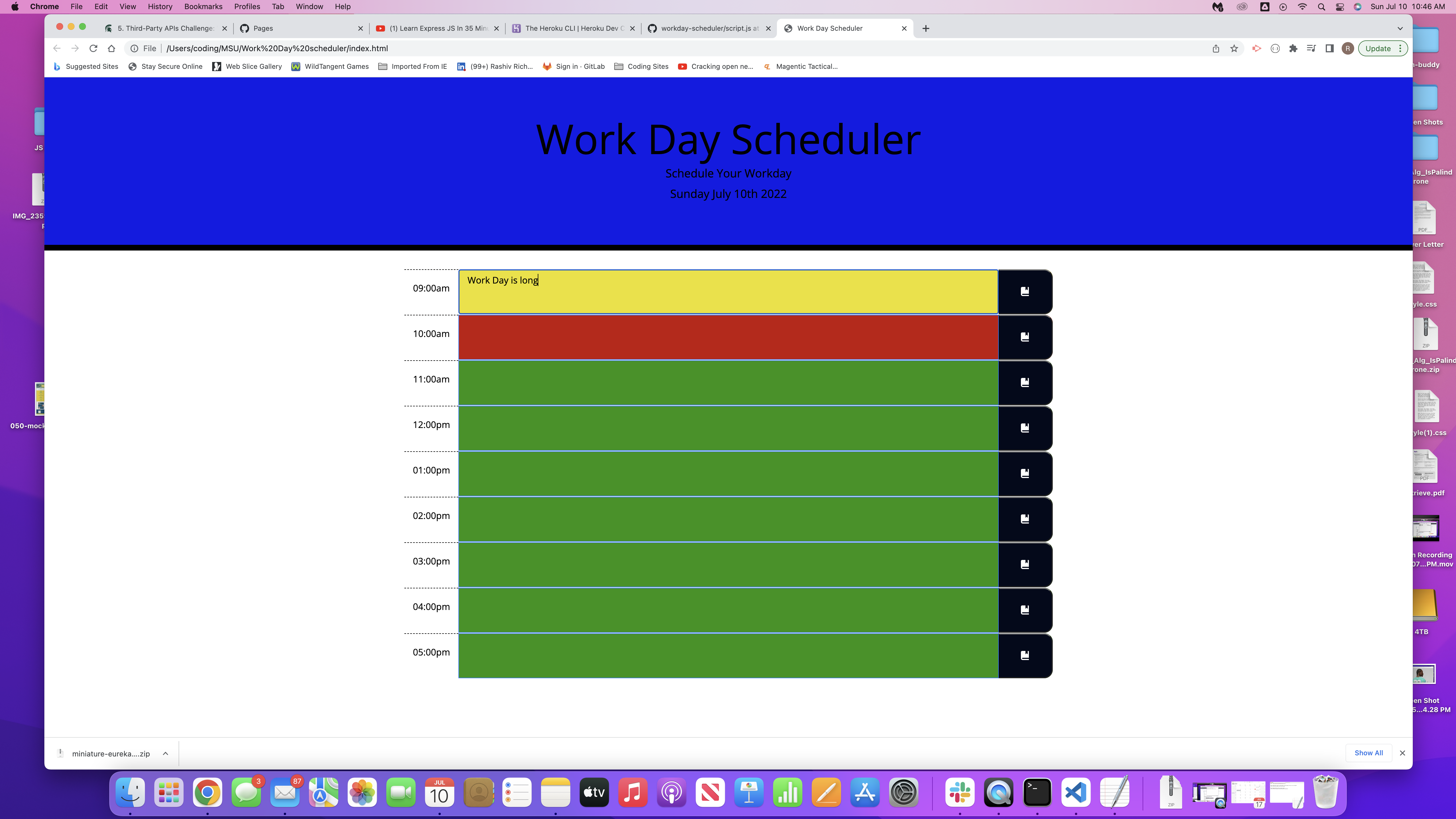 GitHub - Rashiv-Dev/Workday-Scheduler