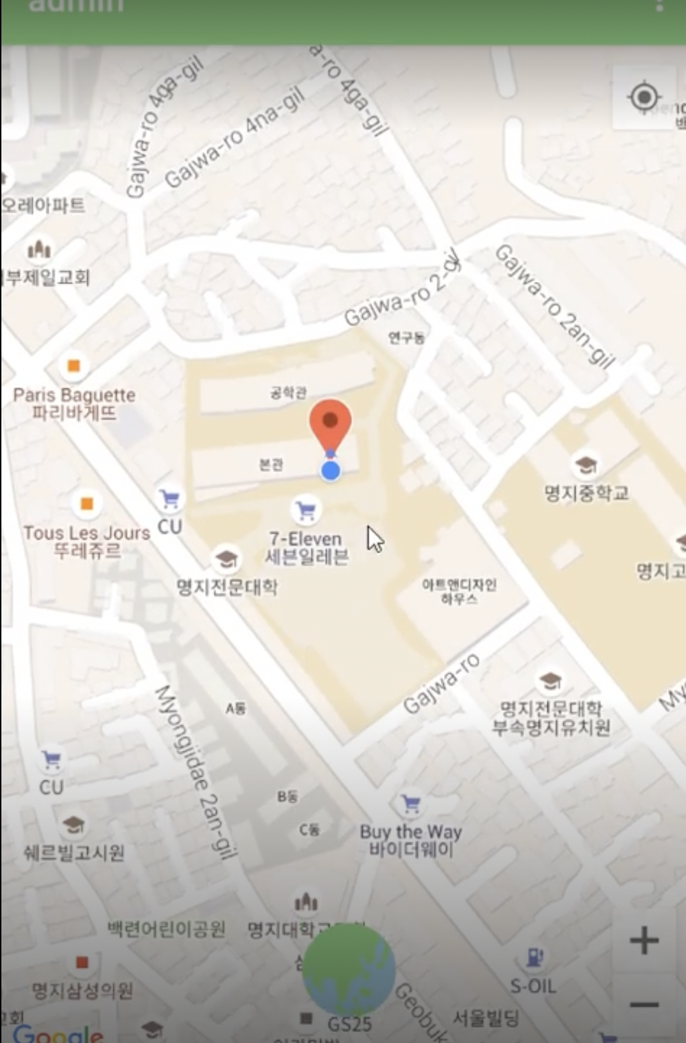 GitHub - ParkJong-Hun/GoogleMap-Upload-Memory: Using SQLite, Google Map ...