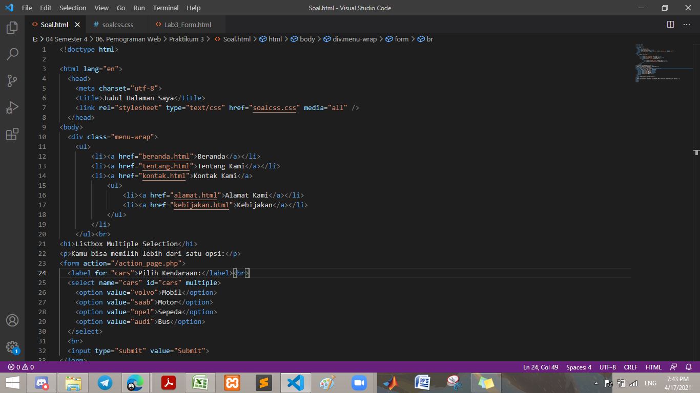 GitHub - arifsamss/Lab3Web