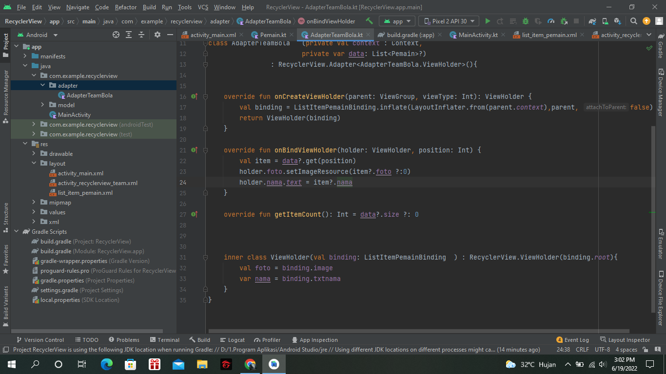 GitHub - Sutabah/RecyclerView