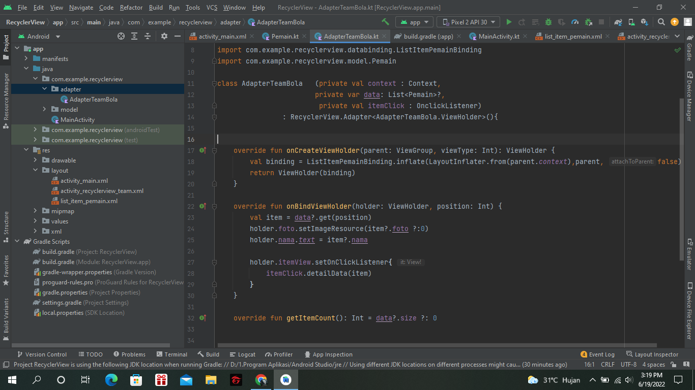 GitHub - Sutabah/RecyclerView