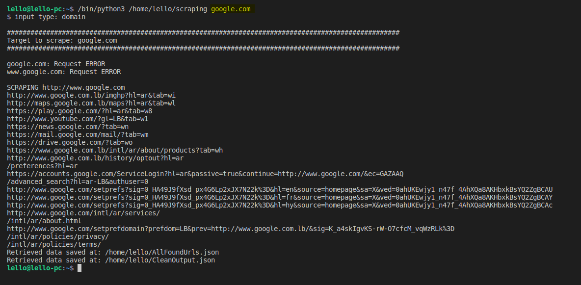 GitHub - LELL0/Web-Scraping: It's a web scraping tool, that harvests ...