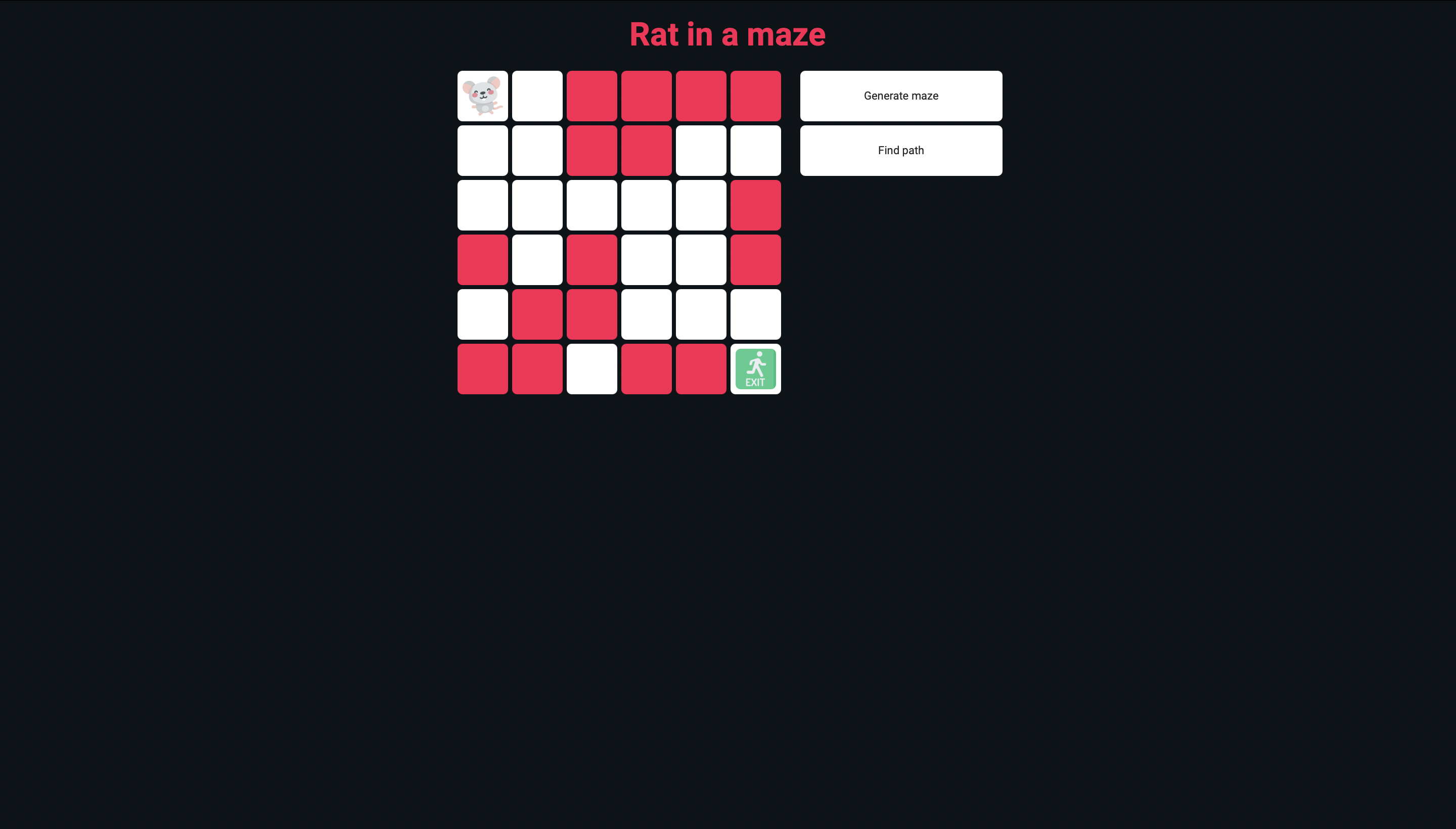 GitHub - ainozerie/maze: Rat in a maze