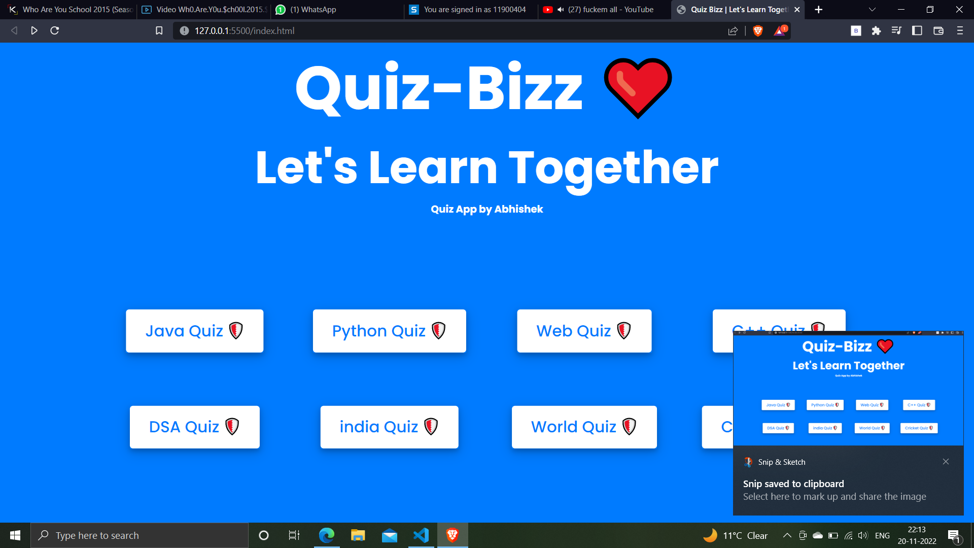 Github Itsabhishek01 Quiz Application With Timer Github Itsabhishek01 Quiz Application With Timer