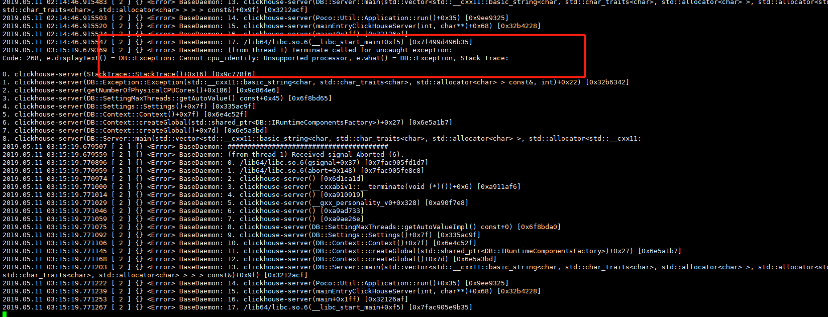 Cannot cpu_identify: Unsupported processor · Issue #5239 · ClickHouse ...