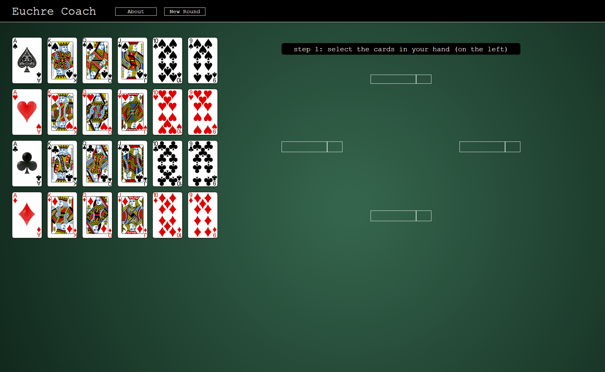 GitHub cmedelius/euchrecoach euchre card counter and strategy