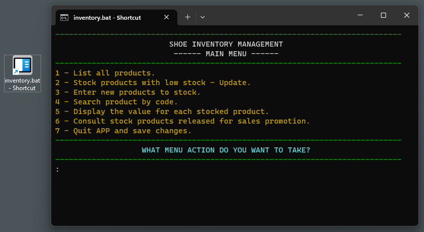 GitHub - eleandro-s-joaquim/finalCapstone: Footwear Manager - Capstone IV