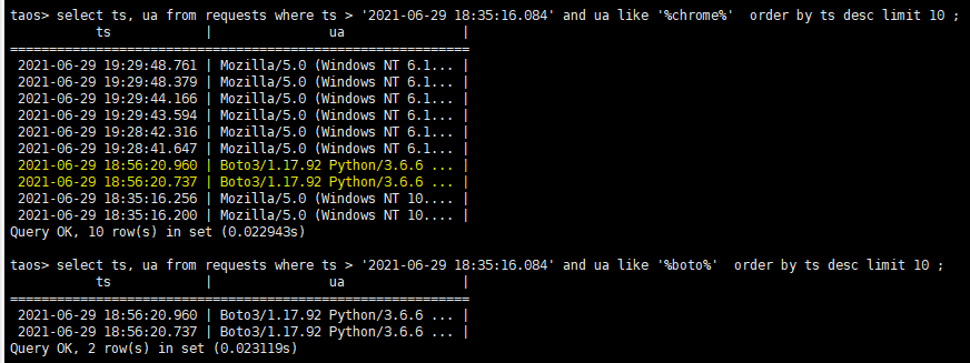 `select like %word%` return mismatched data · Issue #6670 · taosdata ...
