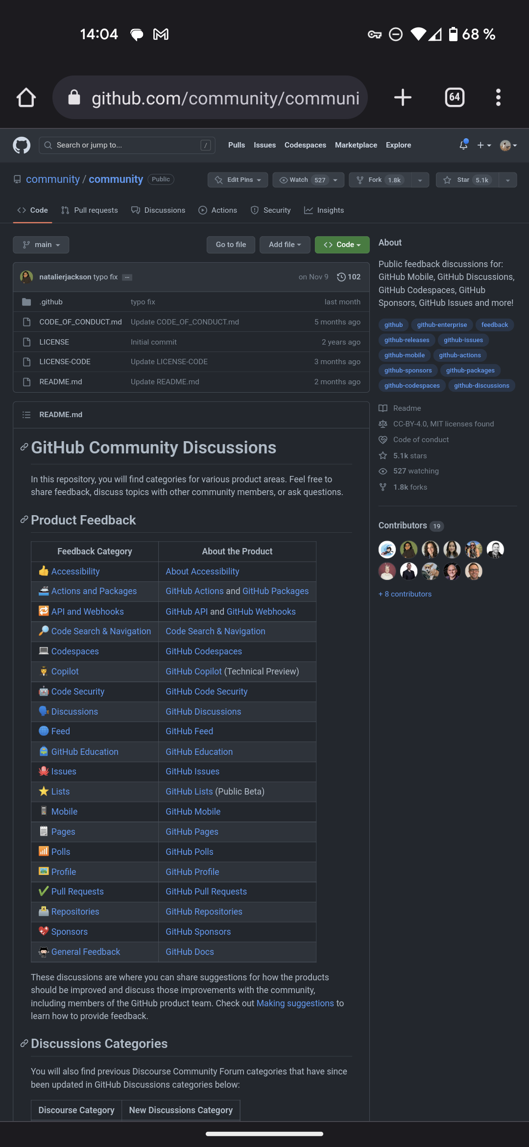 Add lists to GitHub.com mobile website · community · Discussion #38515 ...