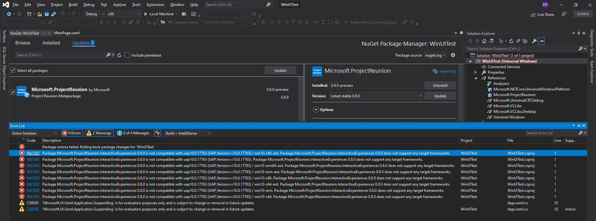 XAML designer will not render any forms · Issue #5521 · microsoft ...