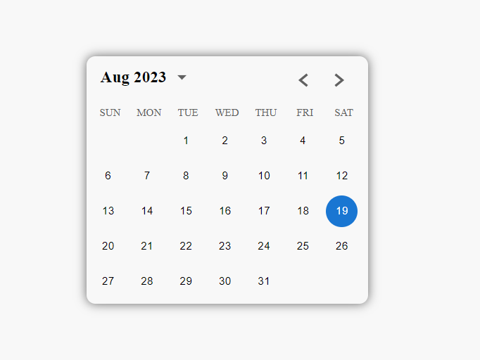 Github jainex17 calendra amazing calendar for your react app 
