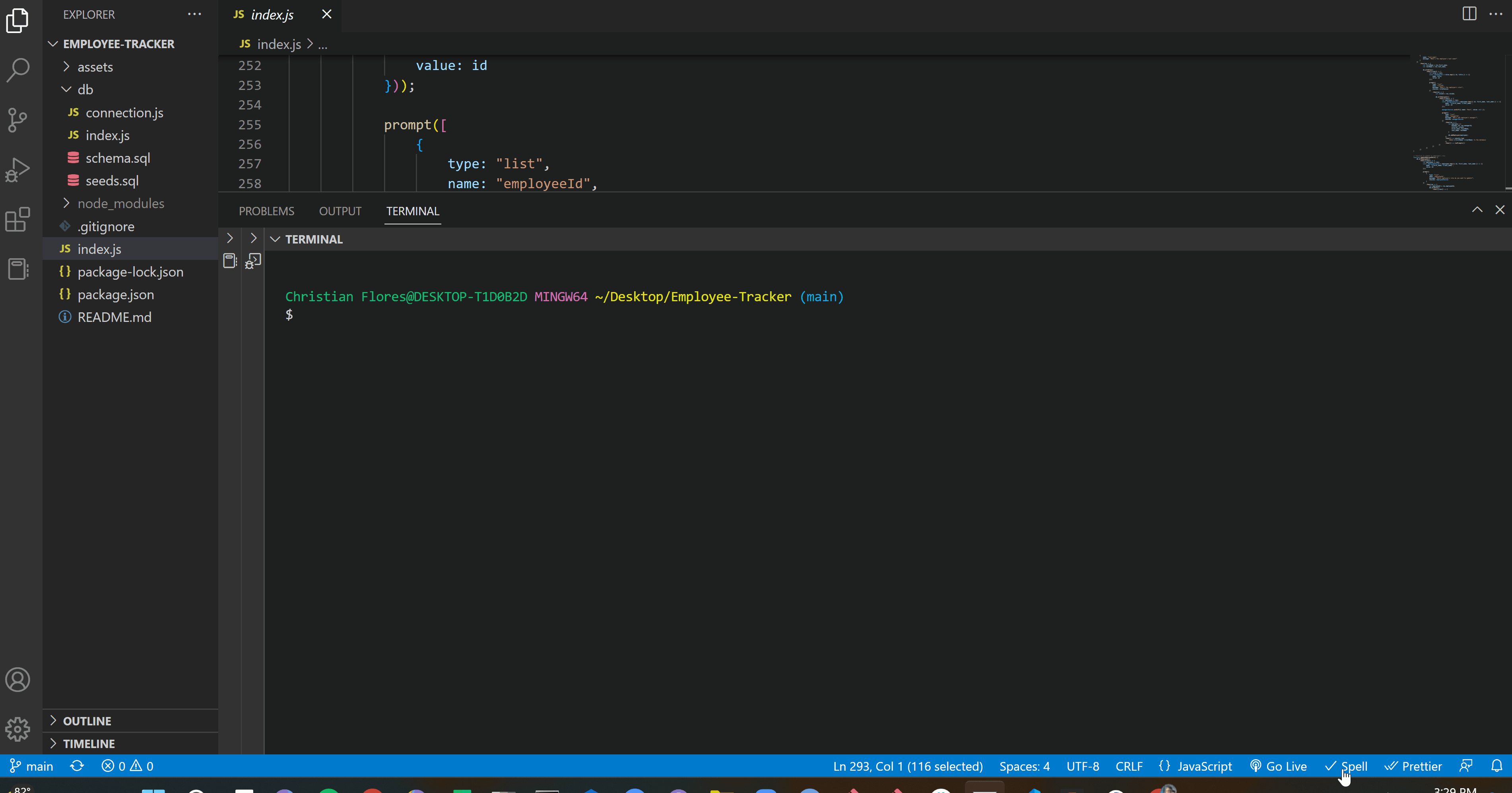 GitHub - c1flores/Employee-Tracker: A command-line application to ...
