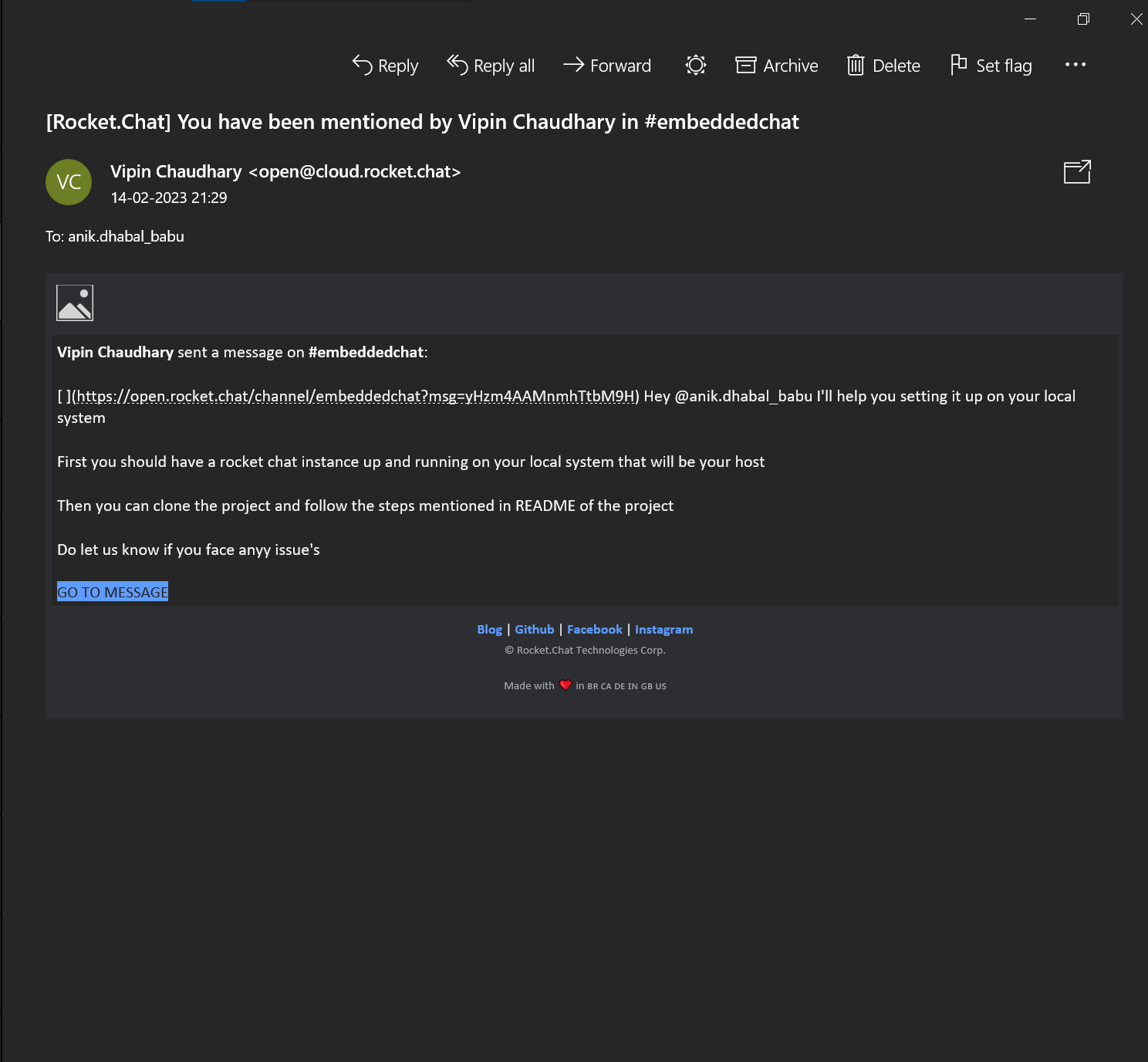 RocketChat Logo is not visible in Mail · Issue 28054 · RocketChat