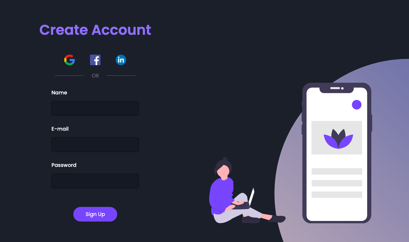 GitHub - Yannarp/Sign-Up-Form: Form using HTML and CSS.