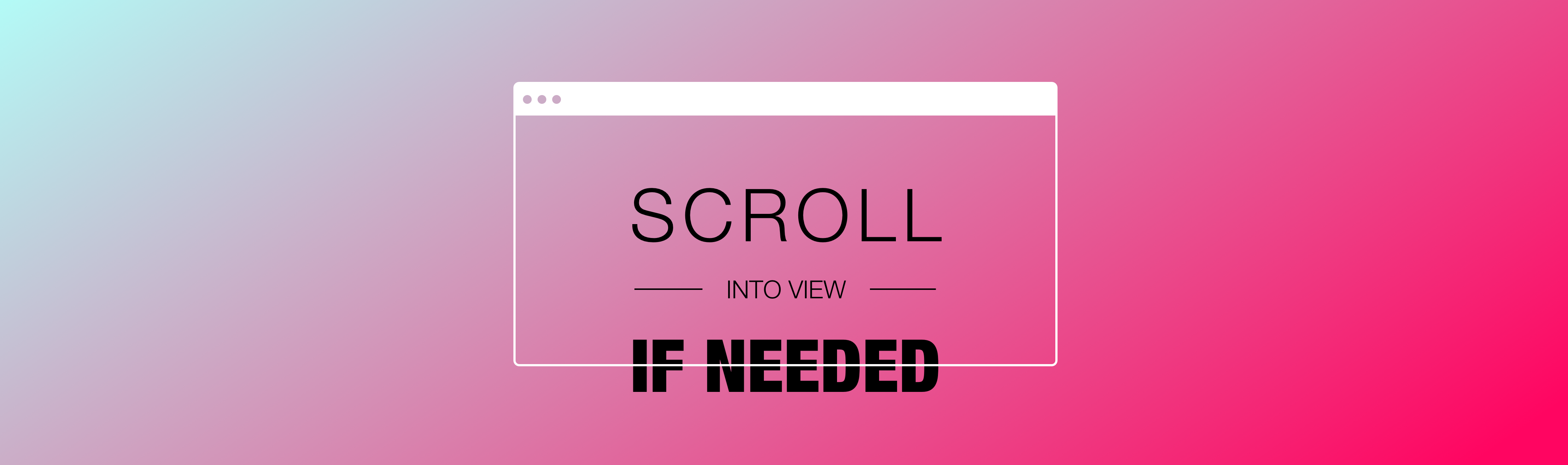 scroll-into-view-if-needed