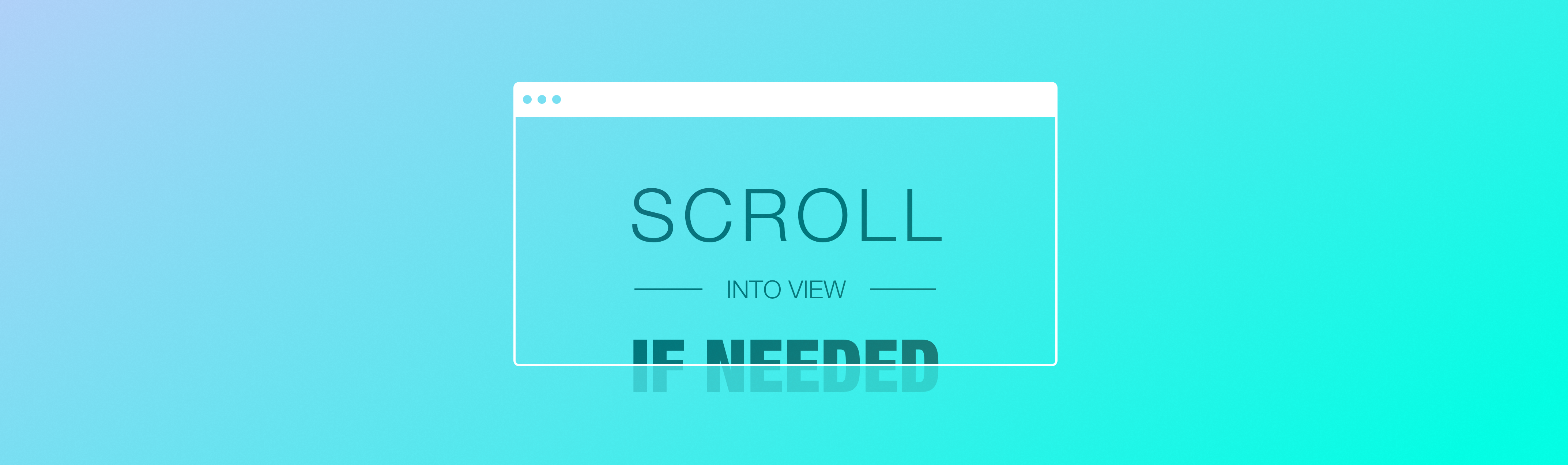 scroll-into-view-if-needed