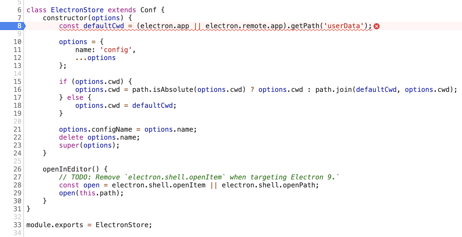 Cannot read property 'app' of undefined · Issue 138 · sindresorhus/electronstore · GitHub