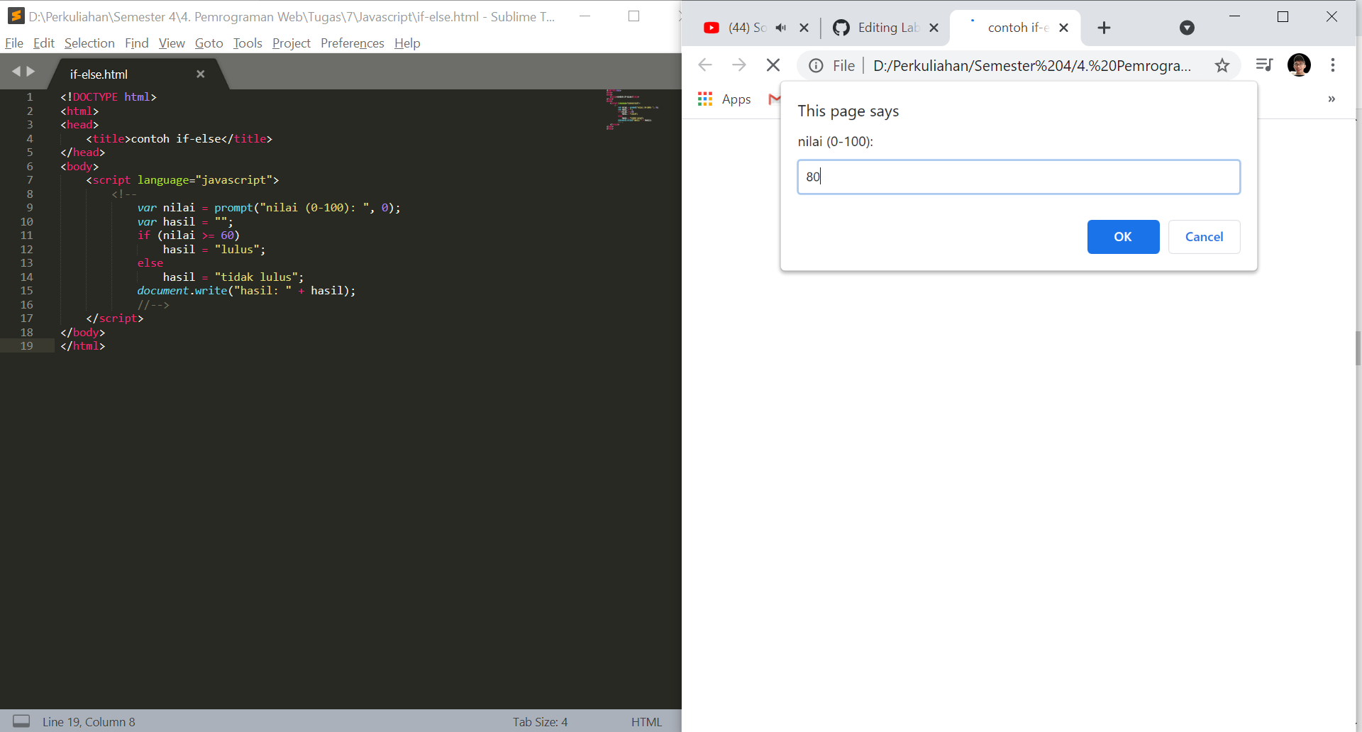 GitHub - elvanalfaridzi/Lab5Web
