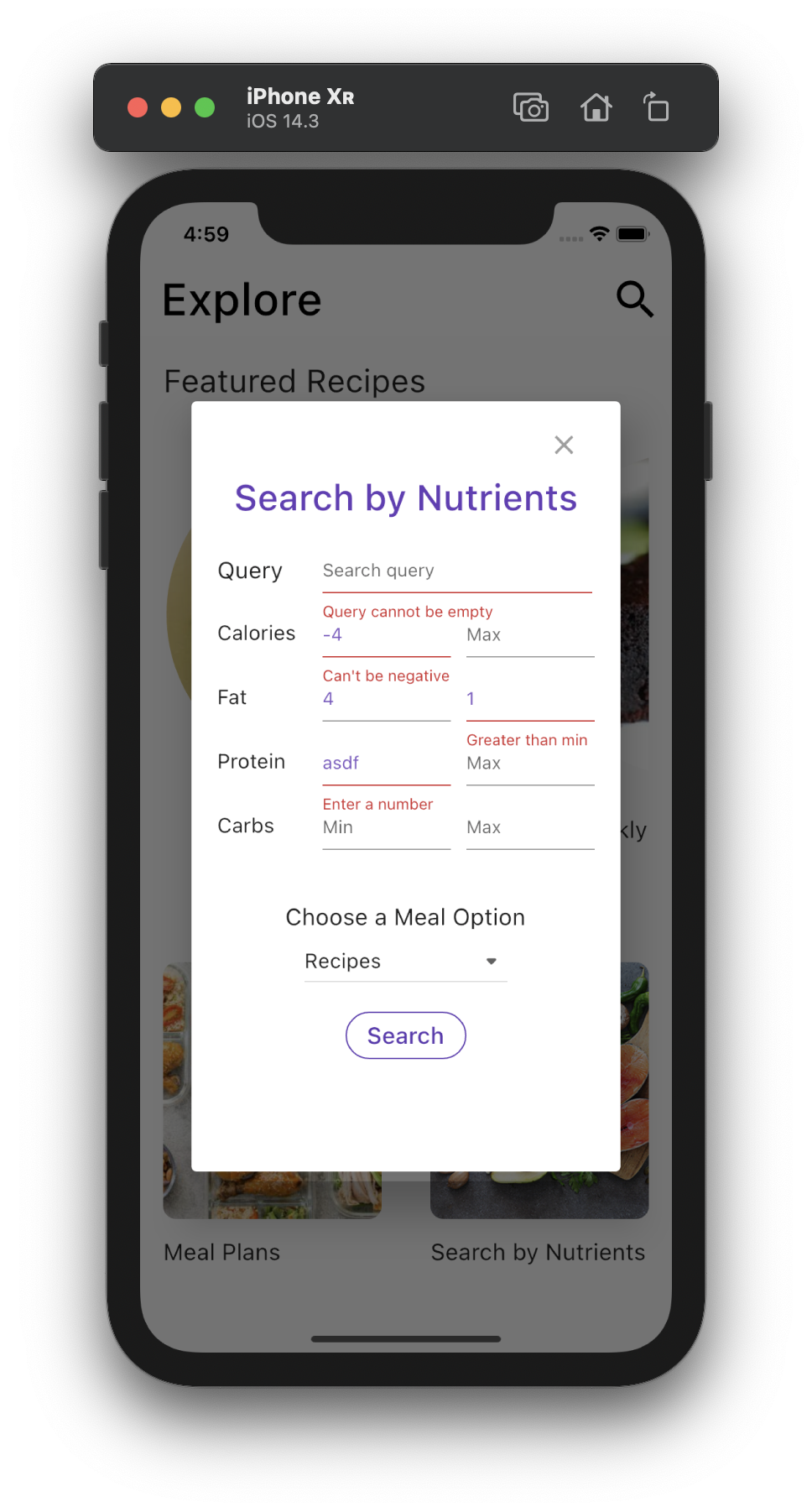 GitHub erinxu/meal_explorer A Flutter app that helps users find new