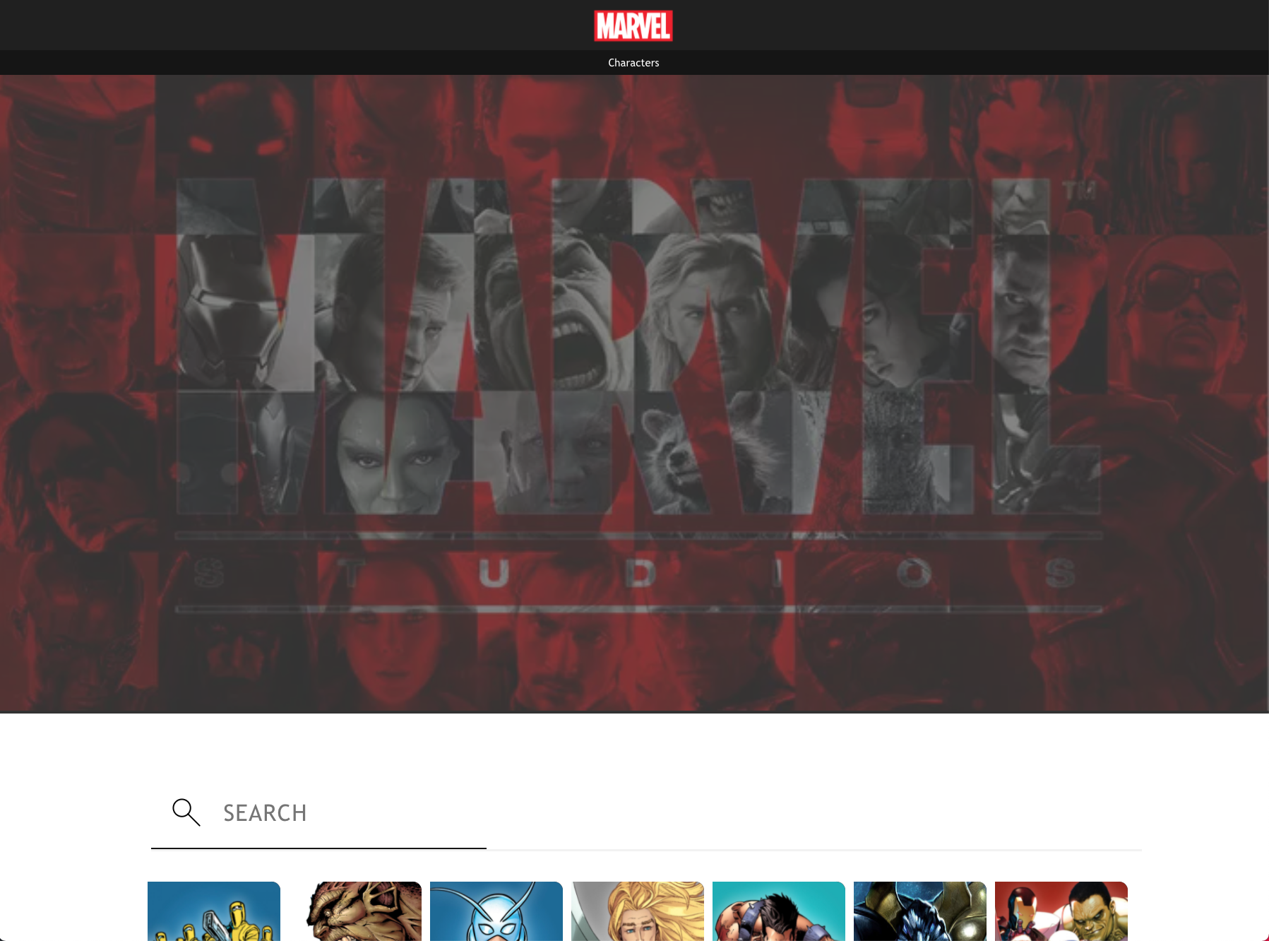 desktop home page screenshot