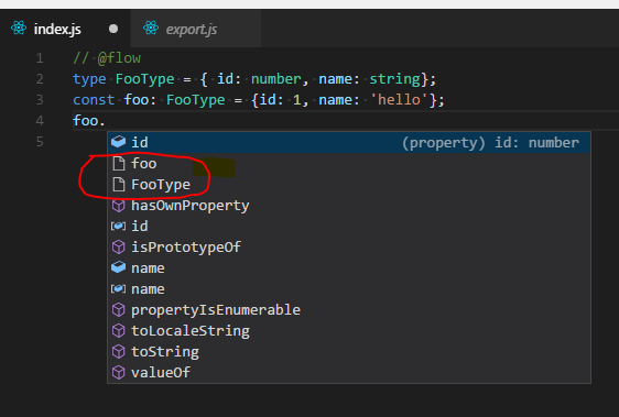 unexpected global variables seen in intellisense · Issue #140 · flow ...