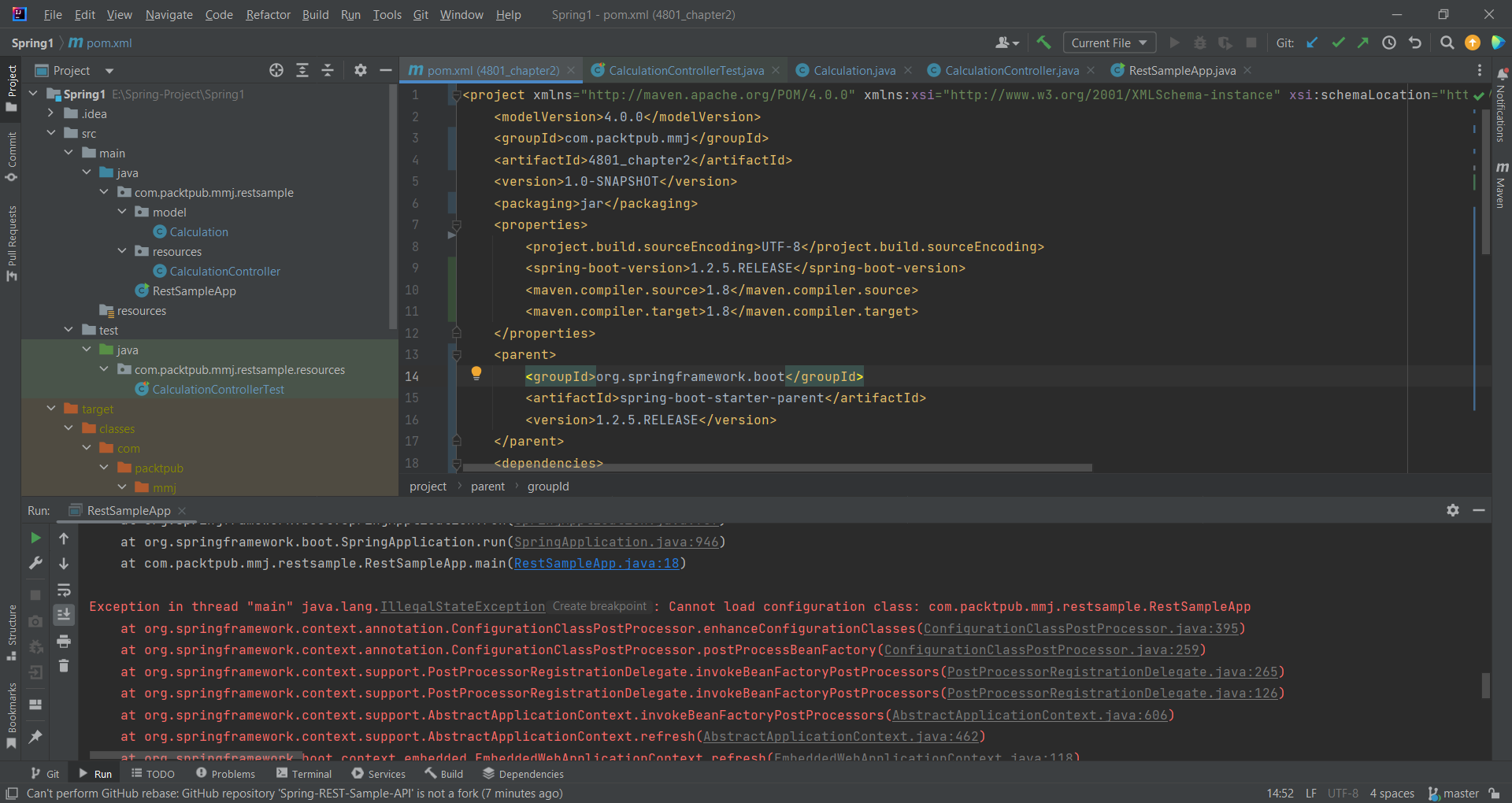 Spring1 – pom xml (4801_chapter2) 8_25_2022 1_35_00 AM