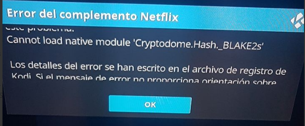 Cannot load native module 'Cryptodome.Hash.-BLAKE2s' on LibreElec 2.9.6 ...