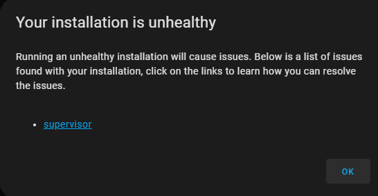 Supervisor Unhealthy / Can't update · Issue #3855 · home-assistant ...