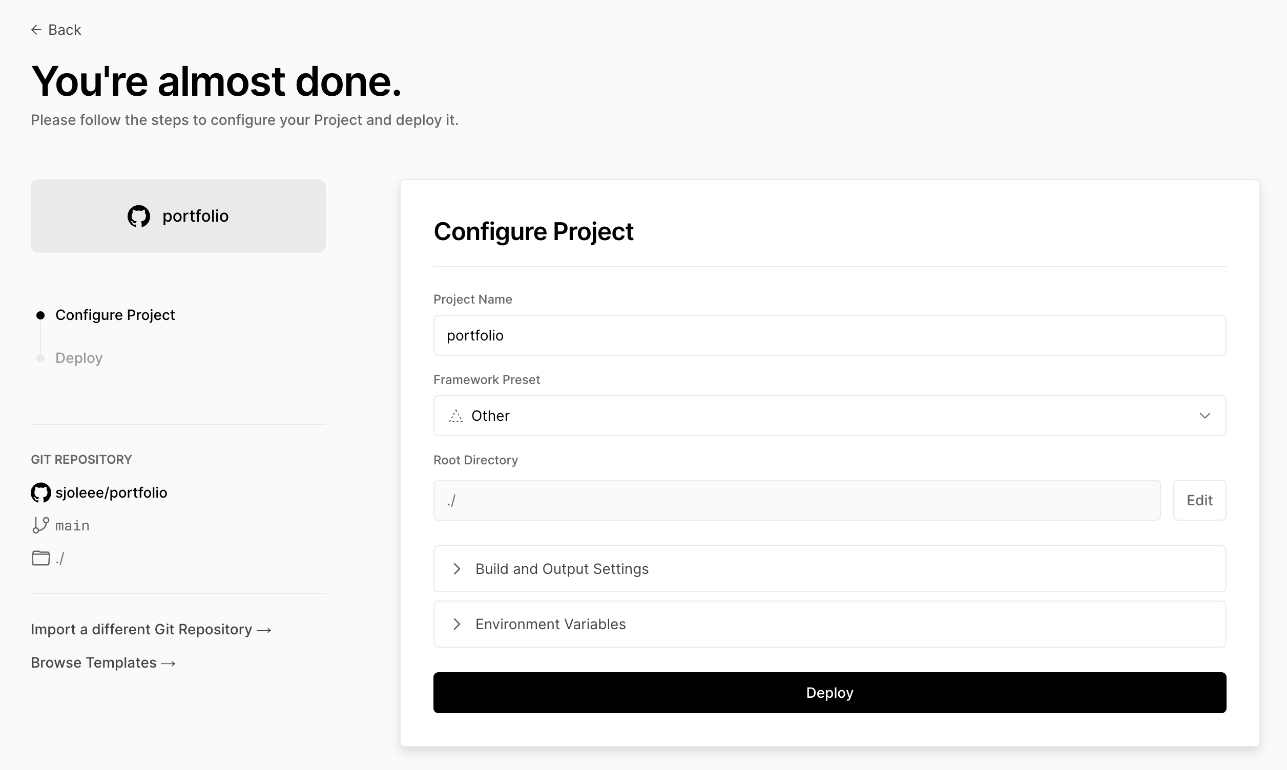 GitHub - sjoleee/very-simple-portfolio: 심플한 디자인의 포트폴리오 템플릿