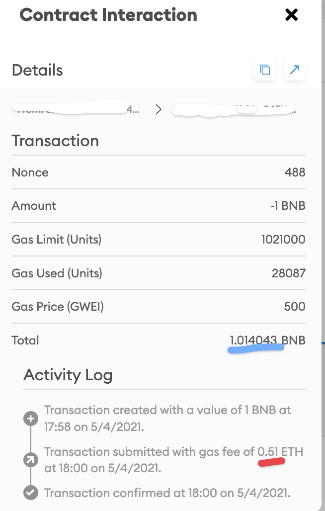 Misleading total gas fee · Issue 10984 · MetaMask/metamaskextension · GitHub
