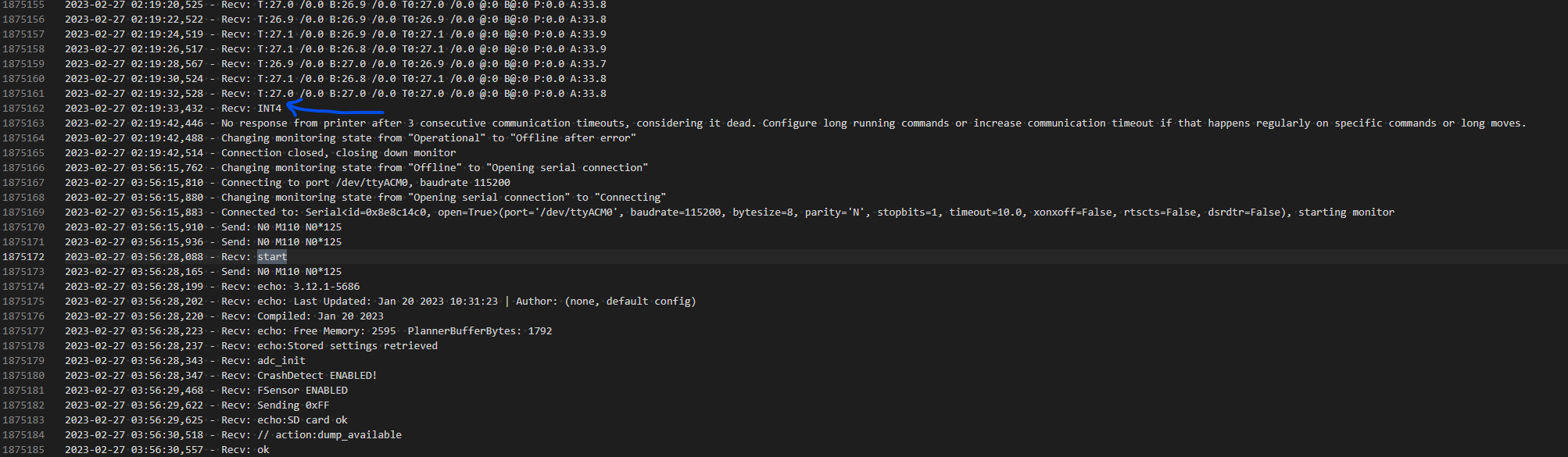 [BUG]3.12.1 crashes in a middle of a print · Issue #4045 · prusa3d ...