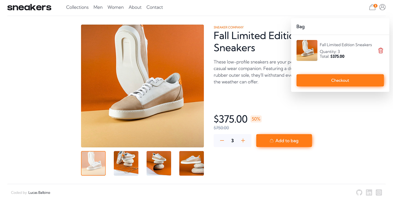 GitHub - LucasBalbinoSS/E-commerce-product-page-main: The e-commerce ...