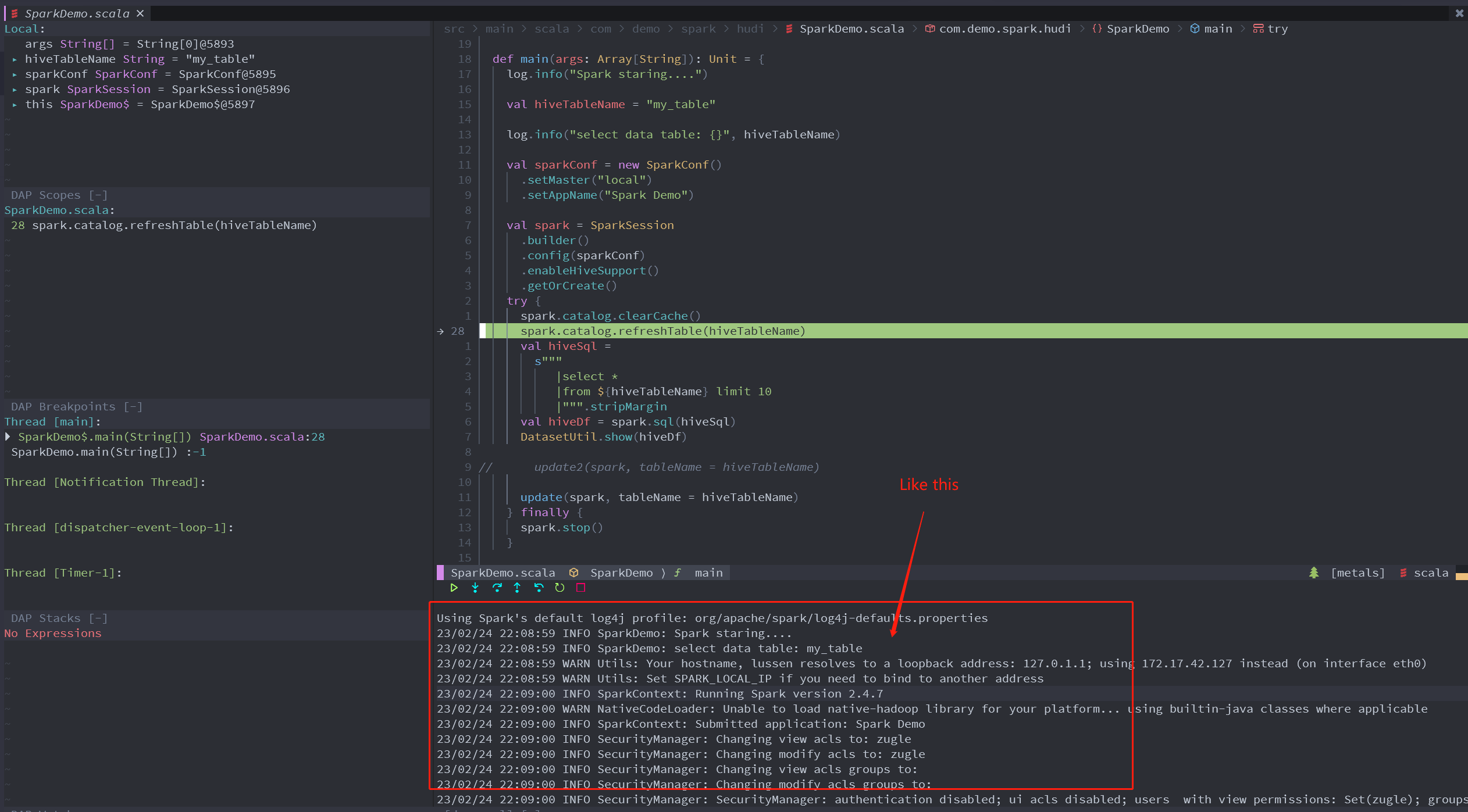 How to show dap log under the dap bar window · mfussenegger nvim-jdtls ...
