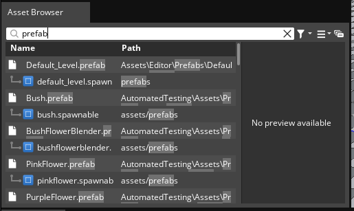 Asset Browser - UX issues · Issue #7207 · o3de/o3de · GitHub