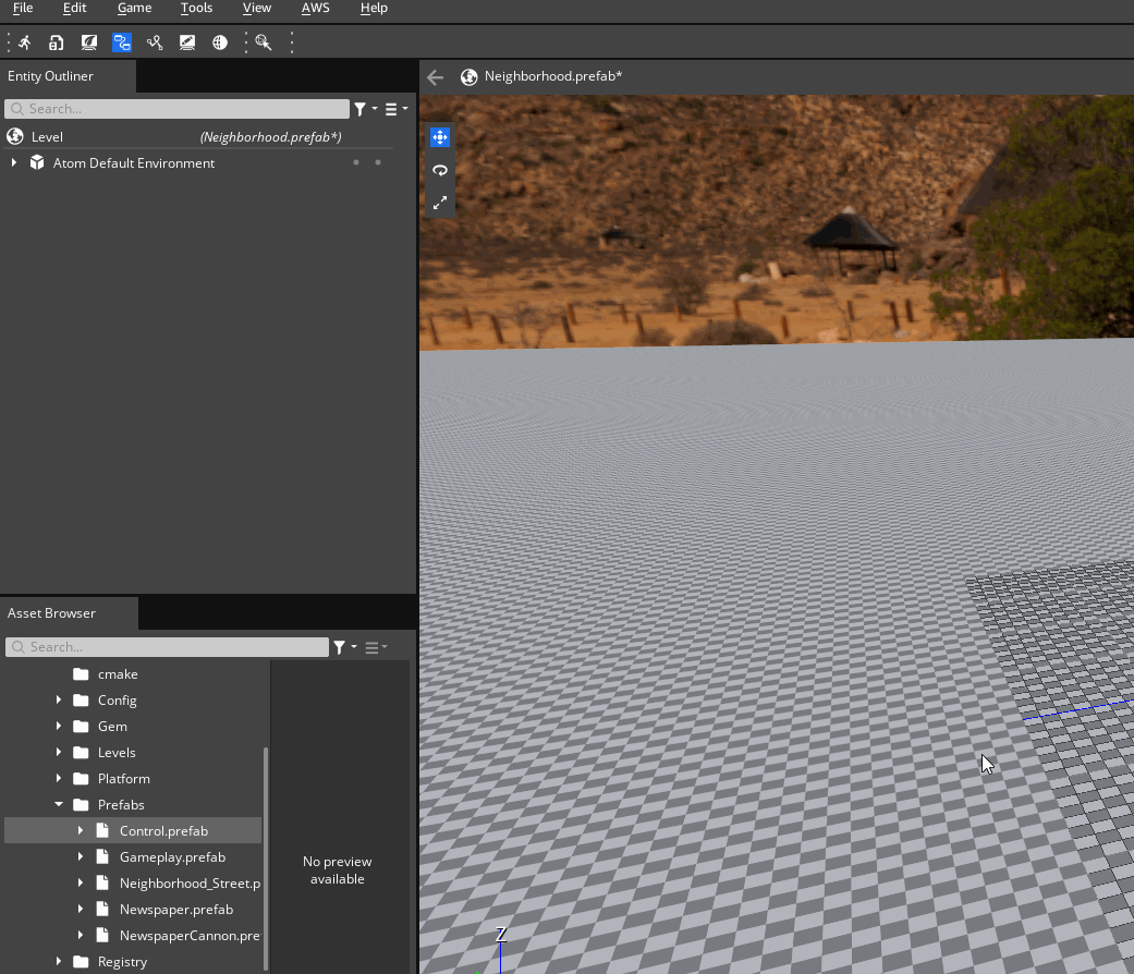 Prefabs - Dragging a Prefab from the Asset Browser to the Outliner or ...
