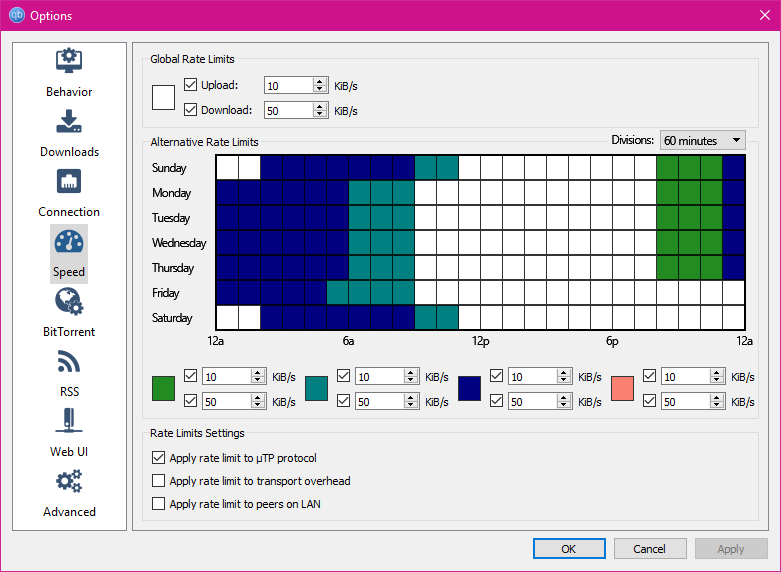 Advanced scheduler · Issue #8804 · qbittorrent/qBittorrent · GitHub